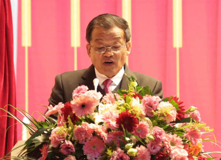 MK体育第一届党委班子选举大会---张爱民同志作党委工作报告